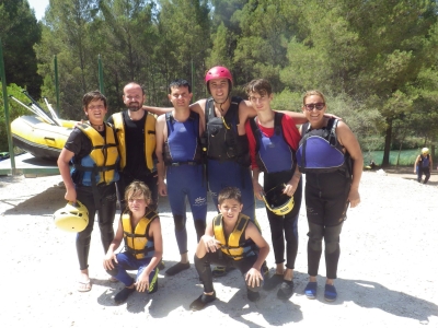 Piraguas en el Embalse, Benagéber, Tuéjar, Alto Turia